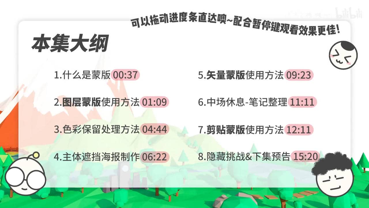 PS教程-萌新系统入门课课程视频+素材